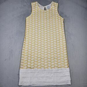 Theodora Sundress Womens XS Handmade Claudia Yellow Quiet Lux Made in Italy